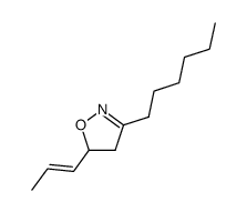 3-hexyl-5-propenyl-2-isoxazoline Structure