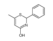 6-methyl-2-phenyl-2,3-dihydro-1,3-thiazin-4-one Structure