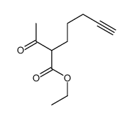 ethyl 2-acetylhept-6-ynoate Structure