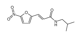 3t-(5-nitro-[2]furyl)-acrylic acid isobutylamide结构式