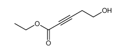 5-hydroxypent-2-ynoic acid ethyl ester Structure