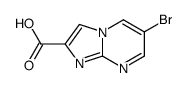 6-bromoimidazo[1,2-a]pyrimidine-2-carboxylic acid structure