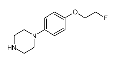 1-(4-(2-fluoroethoxy)phenyl)piperazine Structure