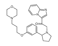 1-Imidazo[1,2-a]pyridin-3-yl-2-{2-[3-(3-morpholin-4-yl-propoxy)-phenyl]-pyrrolidin-1-yl}-ethanone Structure