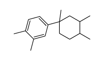 1,2-dimethyl-4-(1,3,4-trimethylcyclohexyl)benzene结构式