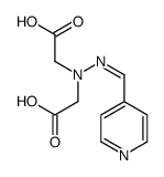 2-[carboxymethyl-(pyridin-4-ylmethylideneamino)amino]acetic acid结构式