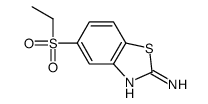 5-ethylsulfonyl-1,3-benzothiazol-2-amine结构式