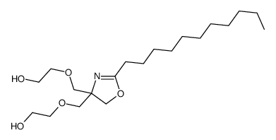 2-[[4-(2-hydroxyethoxymethyl)-2-undecyl-5H-1,3-oxazol-4-yl]methoxy]ethanol Structure