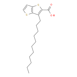 3-Undecylthieno[3,2-b]thiophene-2-carboxylic acid Structure