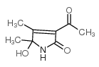 3-acetyl-4,5-dimethyl-5-hydroxy-1,5-dihydro-2h-pyrrol-2-one Structure