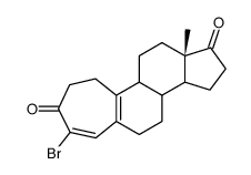 4-Brom-A-homooestra-4.5(10)-dien-3.17-dion Structure