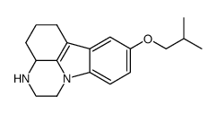 8-Isobutoxy-2,3,3a,4,5,6-hexahydro-1H-pyrazino[3,2,1-jk]carbazole结构式