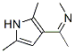 Methanamine, N-[1-(2,5-dimethyl-1H-pyrrol-3-yl)ethylidene]- (9CI) Structure