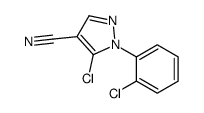 5-氯-1-(2-氯苯基)-1H-吡唑-4-甲腈图片