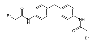 N,N'-(methylenedi-4,1-phenylene)bis(2-bromoacetamide) Structure