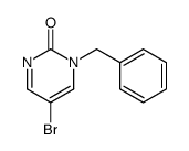 1-benzyl-5-bromopyrimidin-2-one结构式