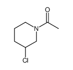 1-(3-Chloro-piperidin-1-yl)-ethanone结构式