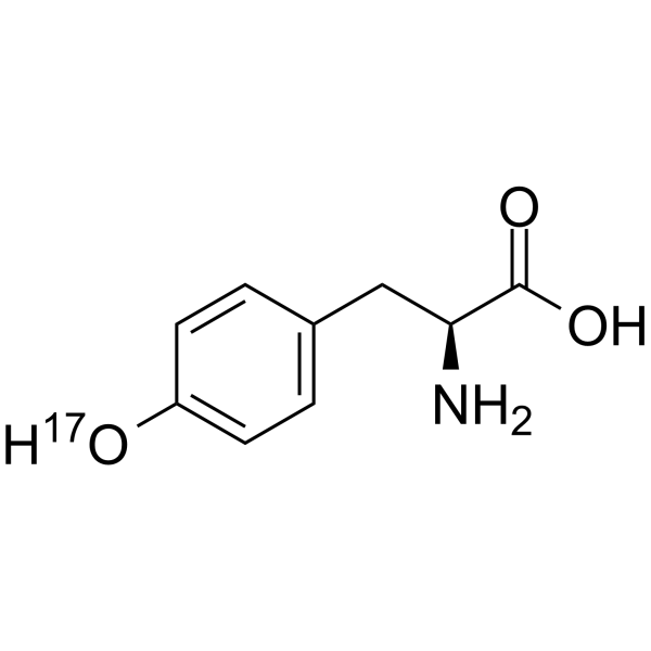 L-Tyrosine-17O Structure