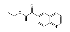 ethyl 2-oxo-2-(quinolin-6-yl)acetate Structure