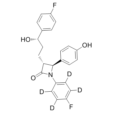 Ezetimibe D4 structure