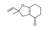 2-ethenyl-2-methyl-3,5,6,7-tetrahydro-1-benzofuran-4-one Structure