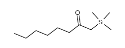 1-(trimethylsilyl)octan-2-one结构式