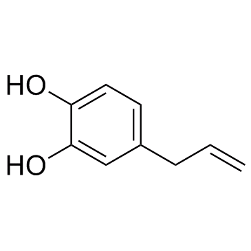 4-烯丙基儿茶星空app; 4-(2-丙烯基)-1,2-苯二醇; 4-烯丙基-1,2-苯二醇结构式