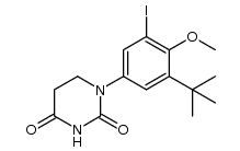 1-(3-tert-butyl-5-iodo-4-methoxyphenyl)dihydropyrimidine-2,4(1H,3H)-dione Structure