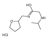 2-[(1-甲基乙基)氨基]-N-[(四氢-2-呋喃)甲基]-乙酰胺结构式