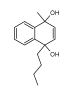 1-butyl-4-methyl-1,4-dihydronaphthalene-1,4-diol Structure