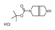 Tert-Butyl 1h,2h,3h,4h,5h,6h-Pyrrolo[3,4-C]Pyrrole-2-Carboxylate Hydrochloride Structure