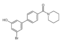 [4-(3-bromo-5-hydroxyphenyl)phenyl]-piperidin-1-ylmethanone结构式