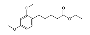 ethyl 5-(2,4-dimethoxyphenyl)pentanoate Structure