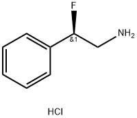 (R)-β-Fluorobenzeneethanamine hydrochloride结构式