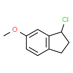 1-CHLORO-2,3-DIHYDRO-6-METHOXY-1H-INDENE结构式