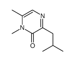 2(1H)-Pyrazinone,1,6-dimethyl-3-(2-methylpropyl)-(9CI)结构式