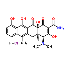 盐酸脱水四环素结构式