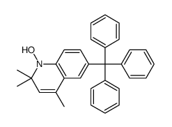 1-hydroxy-2,2,4-trimethyl-6-tritylquinoline结构式