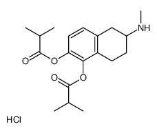 [6-(methylamino)-1-(2-methylpropanoyloxy)-5,6,7,8-tetrahydronaphthalen-2-yl] 2-methylpropanoate,hydrochloride structure