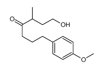 1-hydroxy-7-(4-methoxyphenyl)-3-methylheptan-4-one Structure