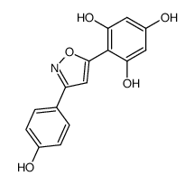 3-(4-hydroxyphenyl)-5-(2,4,6-trihydroxyphenyl)isoxazole Structure