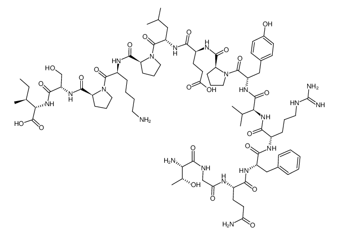 carcinoembryonic antigen (101-115)结构式