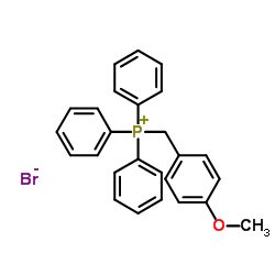 (4-Methoxybenzyl)(triphenyl)phosphonium bromide Structure