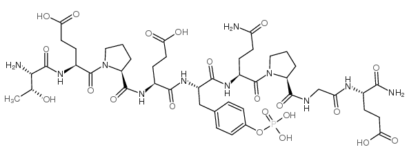 h-thr-glu-pro-glu-tyr(po3h2)-gln-pro-gly-glu-nh2结构式