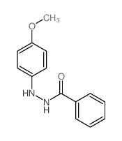 Benzoic acid,2-(4-methoxyphenyl)hydrazide结构式