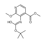 3-((叔丁氧基羰基)氨基)-2-甲氧基异烟酸甲酯图片
