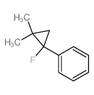 Benzene,(1-fluoro-2,2-dimethylcyclopropyl)- Structure