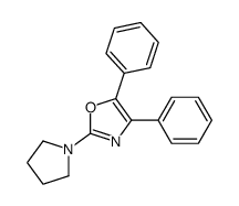 4,5-diphenyl-2-pyrrolidin-1-yl-1,3-oxazole Structure