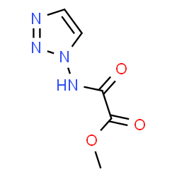 Acetic acid, oxo(1H-1,2,3-triazol-1-ylamino)-, methyl ester (9CI)结构式