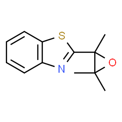 Benzothiazole, 2-(trimethyloxiranyl)-, (-)- (9CI) structure